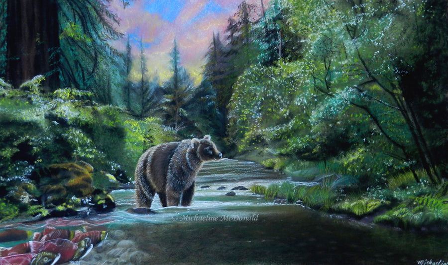 Bear Sunrise - SOLD