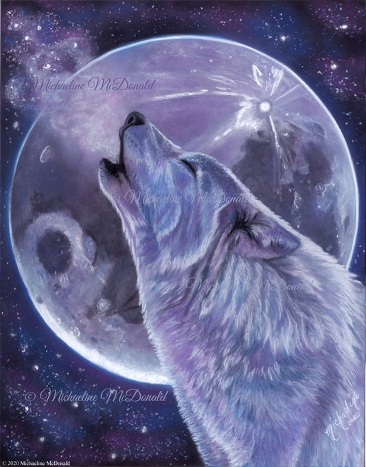 Lone Wolf Original Painting